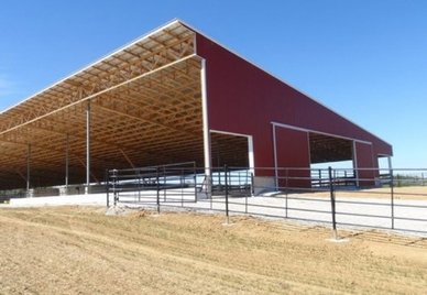 Indoor Feedlot Facility / Fulton County, Illinois