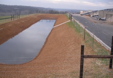 Earthen Holding Ponds