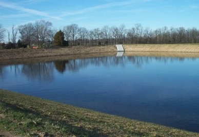 Earthen Holding Ponds