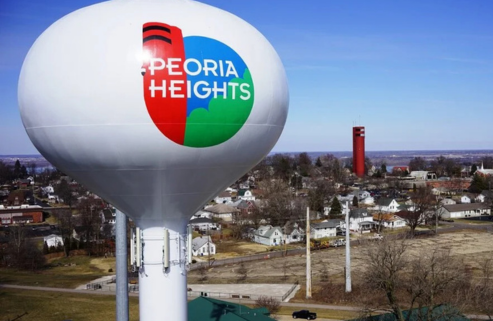 Water Towers _ Peoria Heights, Illinois