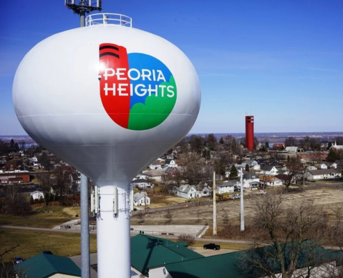 Water Towers _ Peoria Heights, Illinois