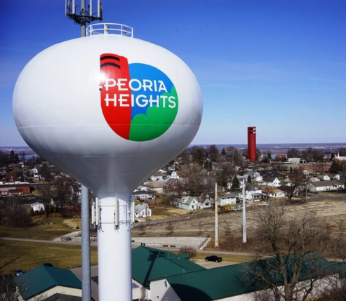 Water Towers _ Peoria Heights, Illinois